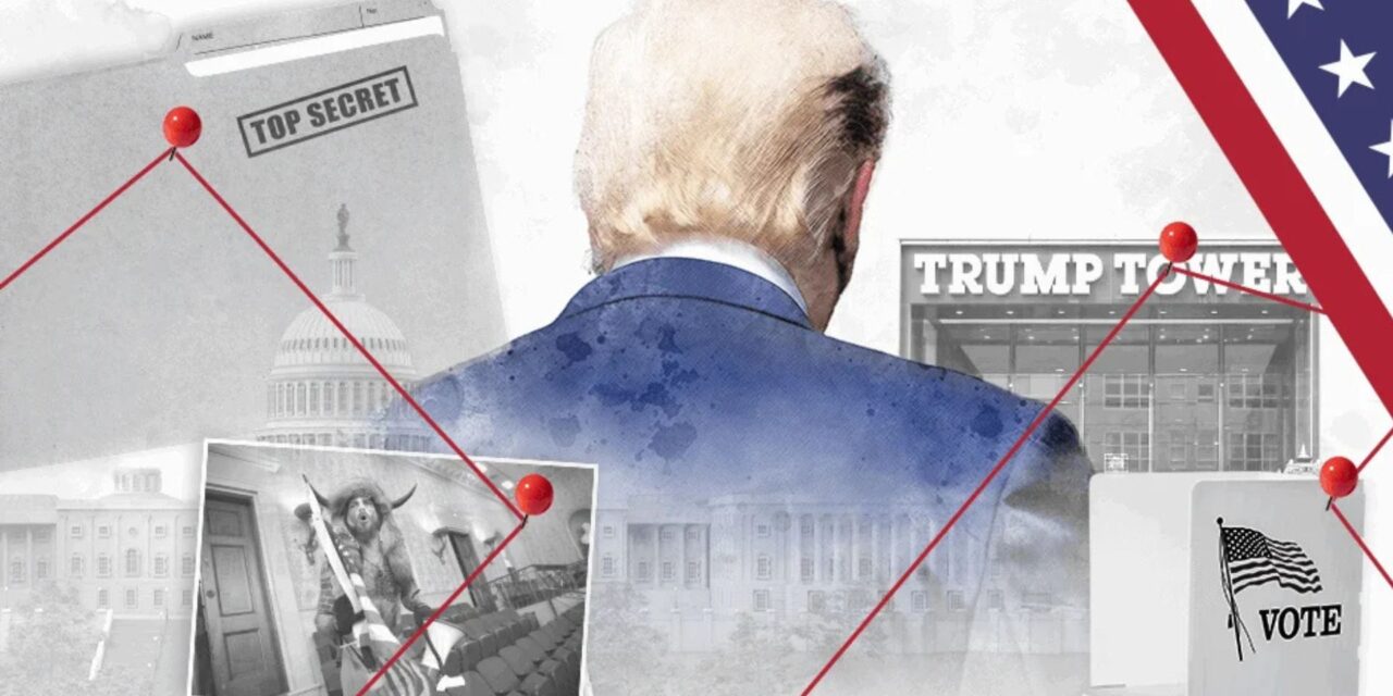 One POTUS, four indictments, 91 charges!