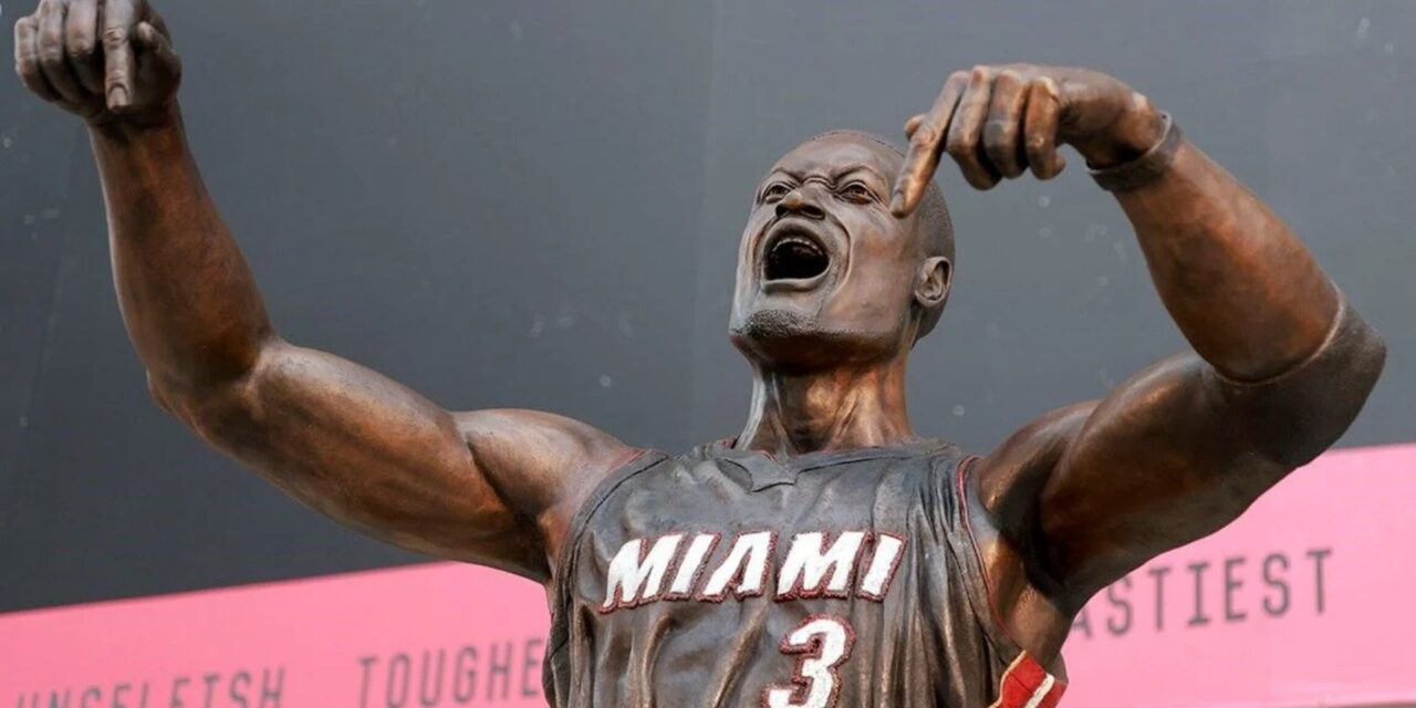 Dwyane Wade’s statue sparks heated debate