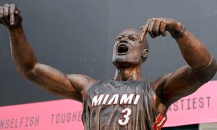 Dwyane Wade’s statue sparks heated debate
